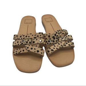 Dolce Vita Leopard Print Cait Sandal  8.5M